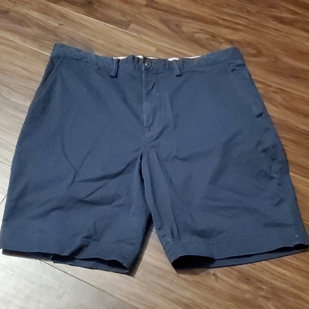 Ralph Lauren Men's Dark Blue Flat Front Shorts
